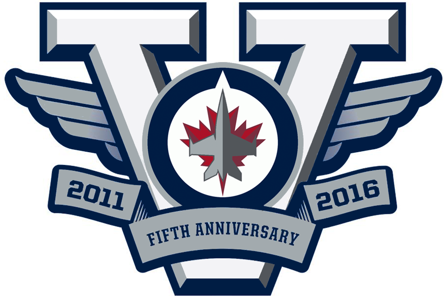Winnipeg Jets 2016 Anniversary Logo t shirts iron on transfers